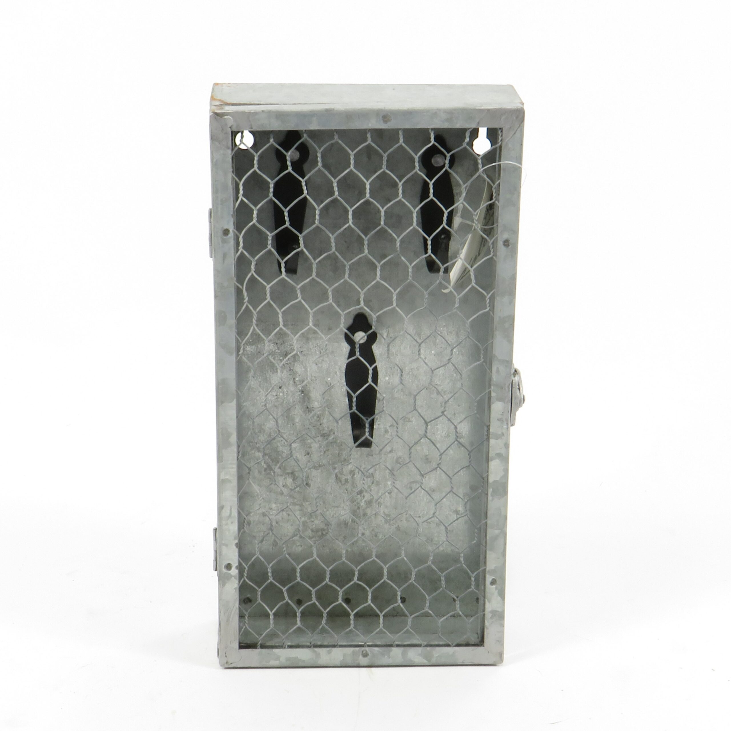 Boîte à Clés Rétro MIJOMA Avec Horloge - Design Téléphone Vintage Métal